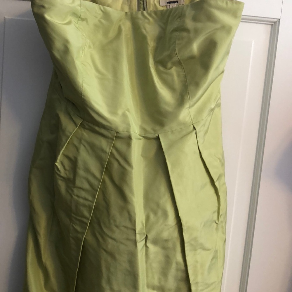 Light green J. Crew cocktail dress